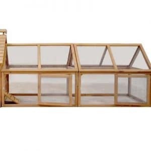 double enclos d'extérieur pour volailles FeelGood