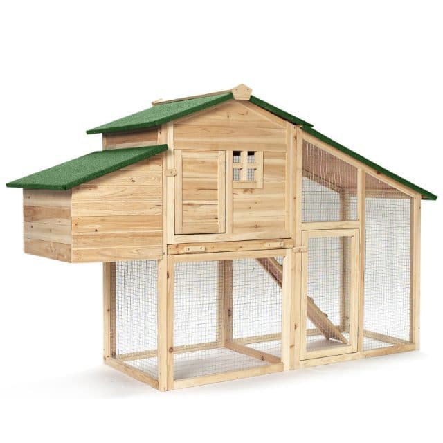 POULAILLER BOIS AVEC PONDOIR 172 X 110 X 64 CM