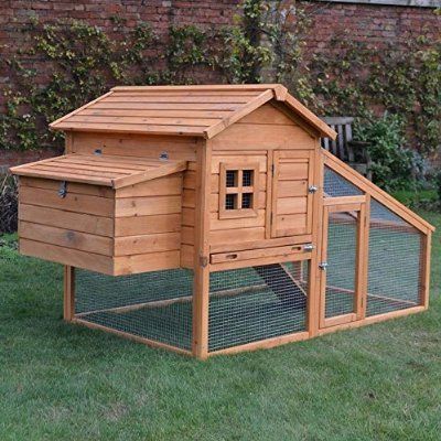 FeelGoodUK Poulailler volailles, Rampe d’accès et tiroir à déjections